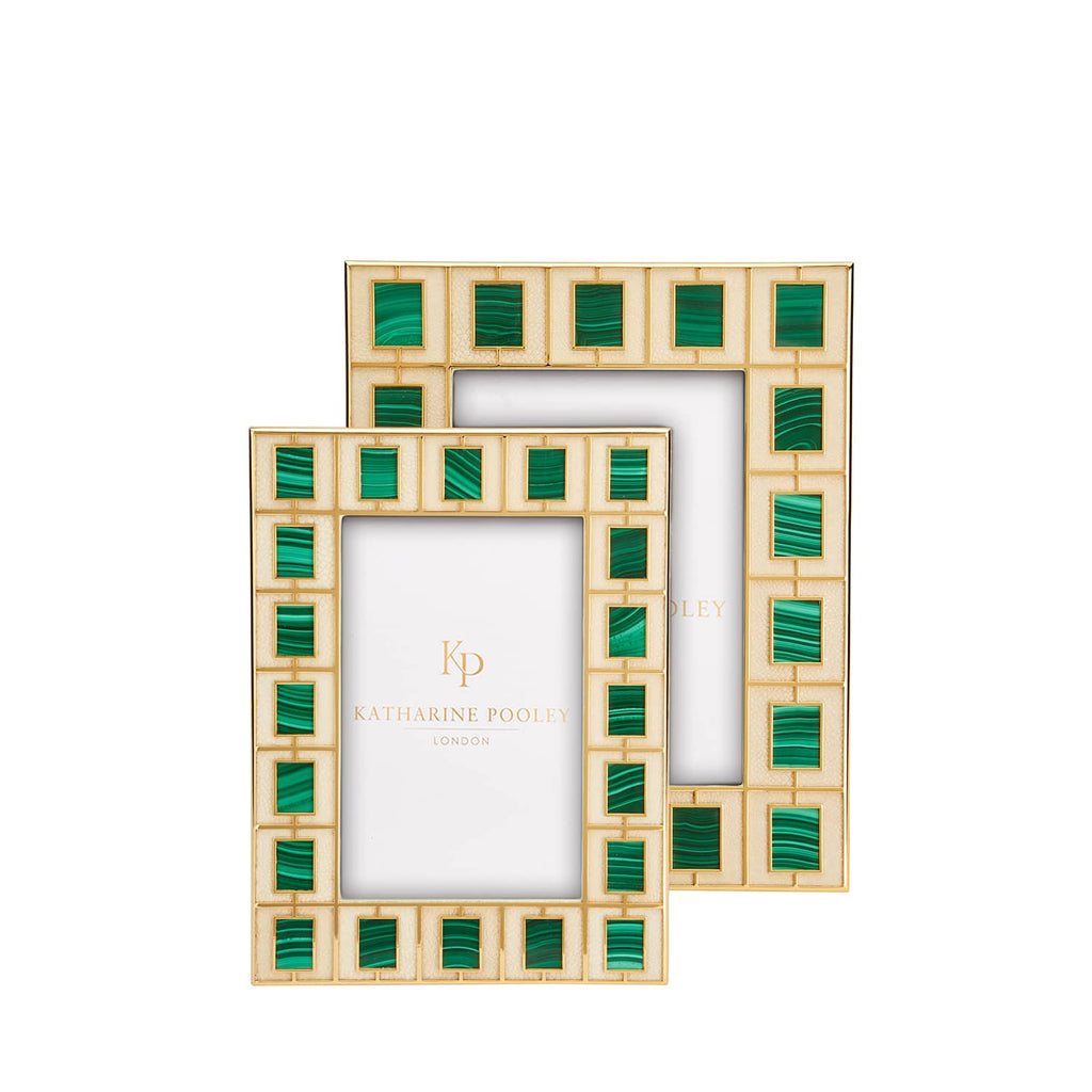 Malachite and Shagreen Photo Frame