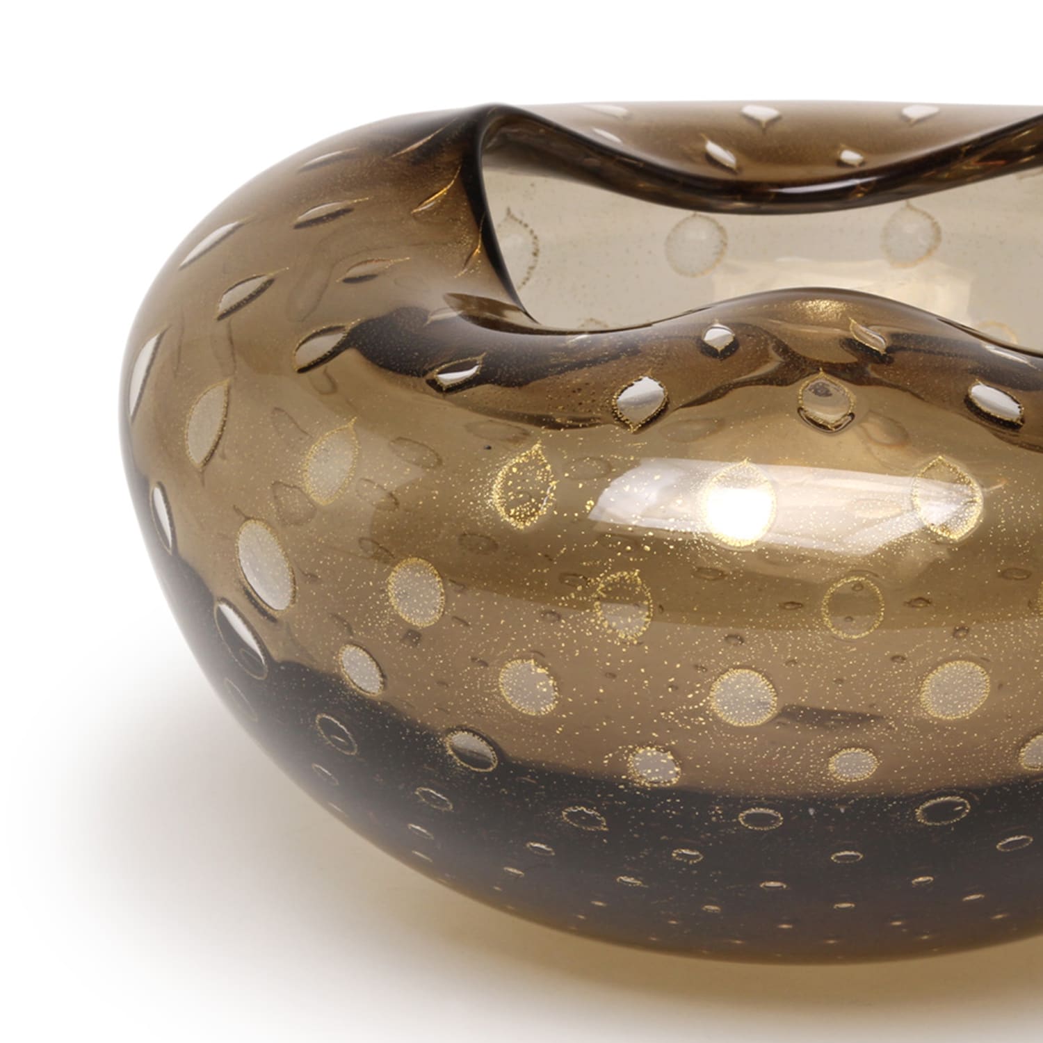 Molton Fume Glass Bowl