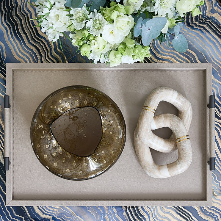 Molton Fume Glass Bowl