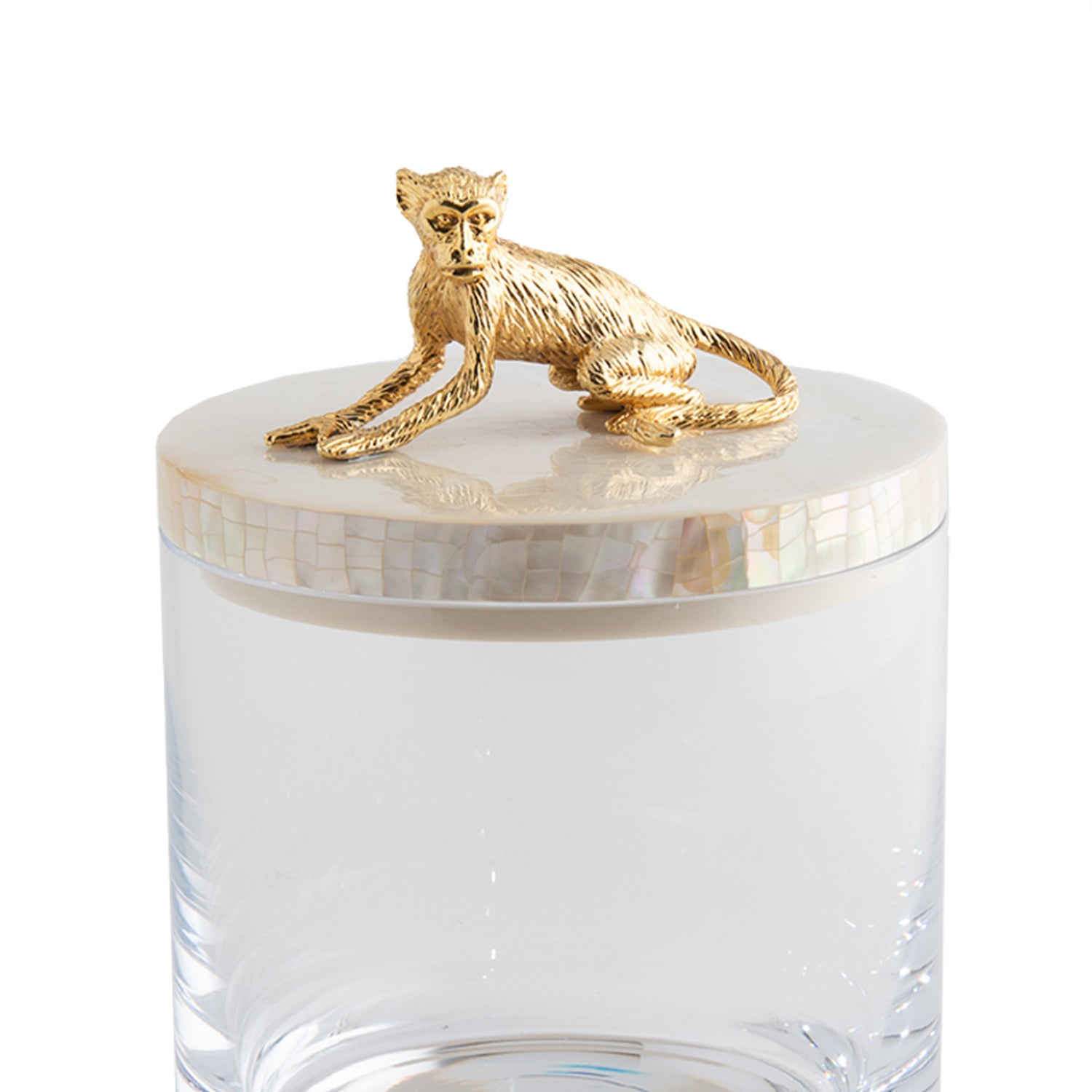 Monkey Storage Jar