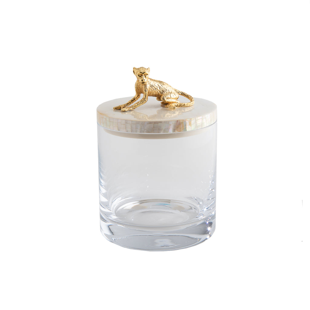 Monkey Storage Jar