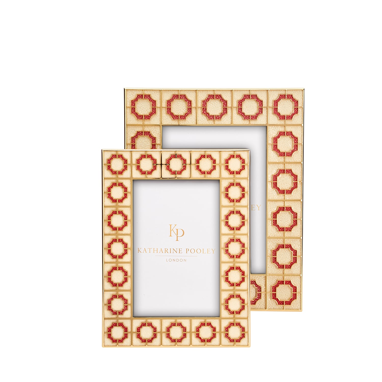 Octagon Shagreen Photo Frame