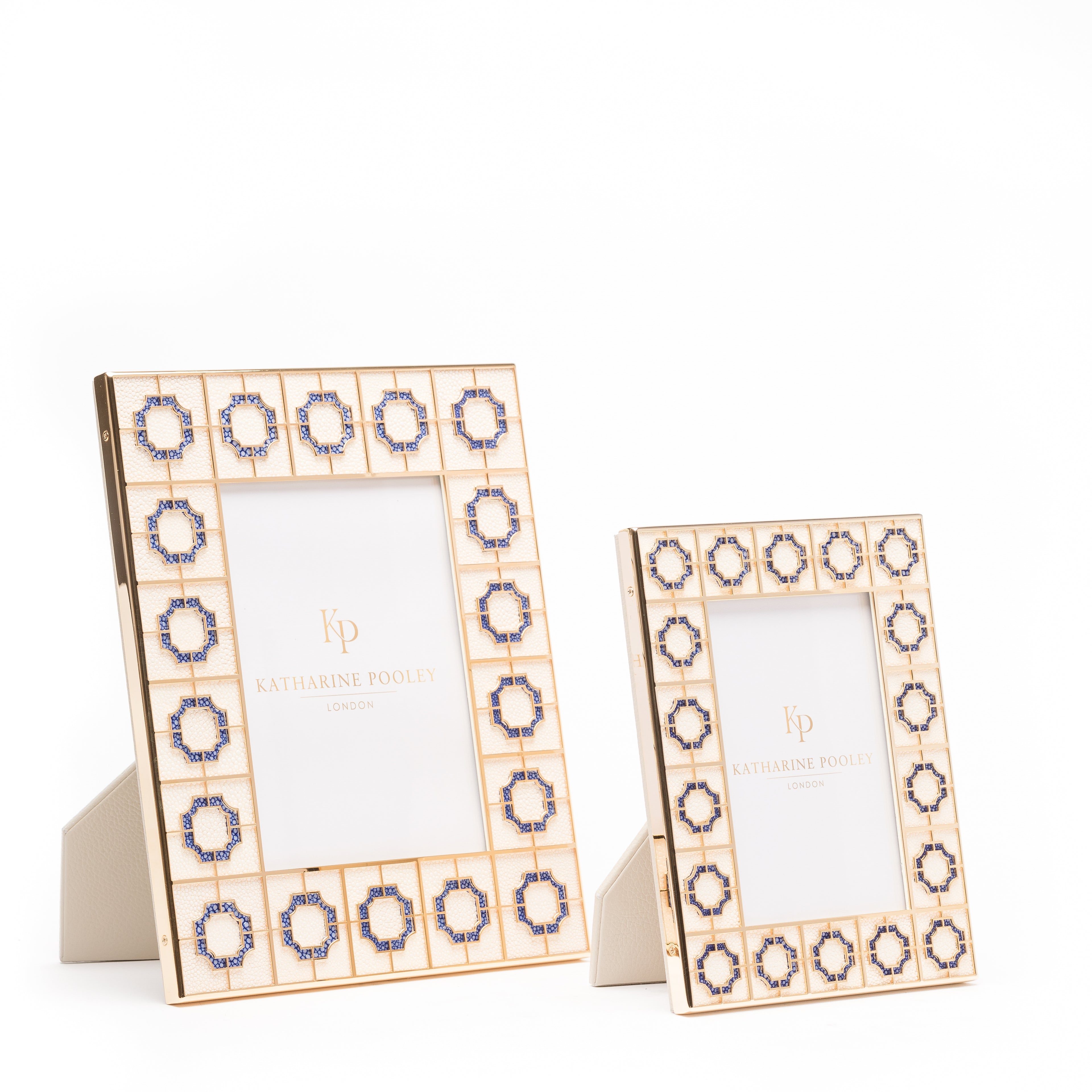 Octagon Shagreen Photo Frame