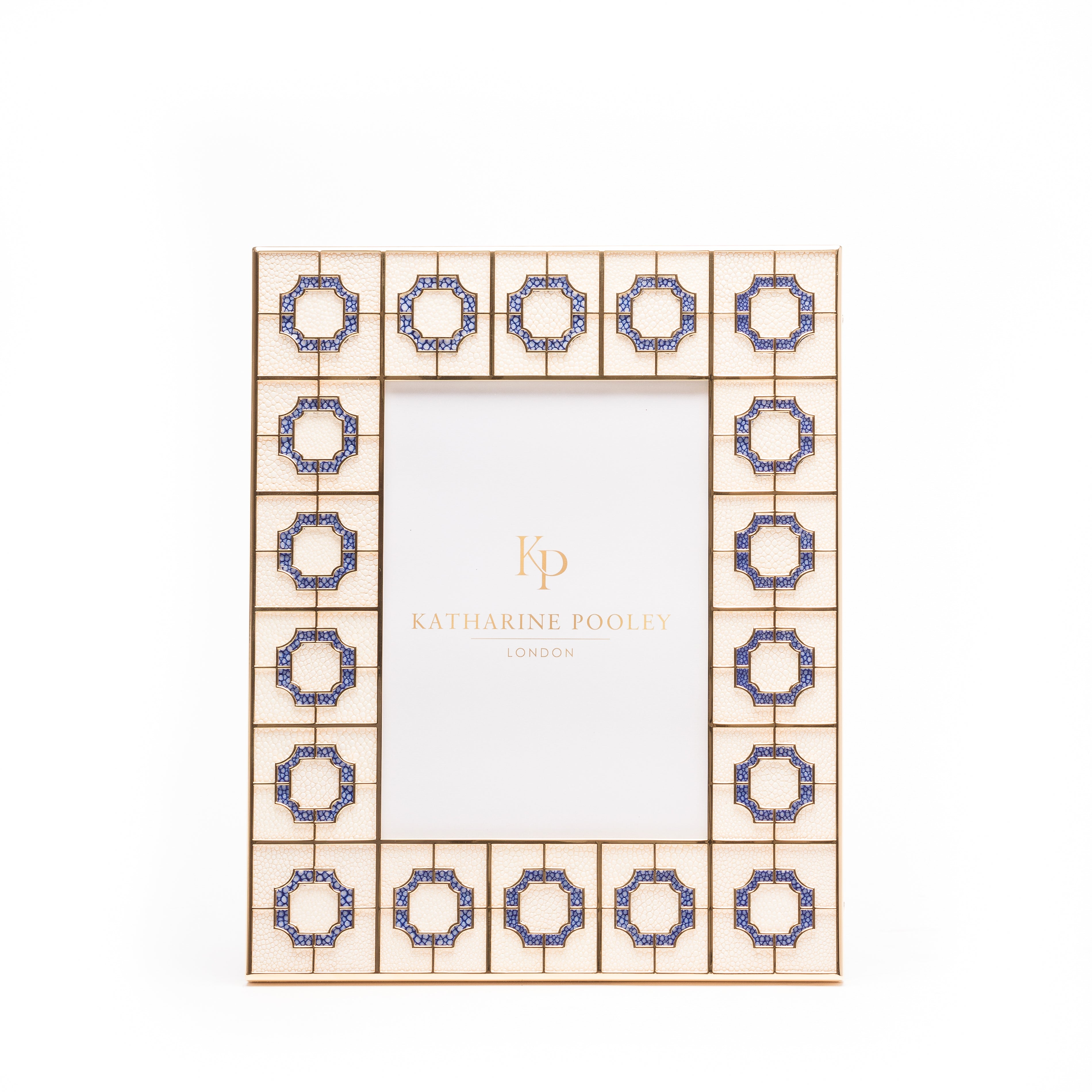 Octagon Shagreen Photo Frame