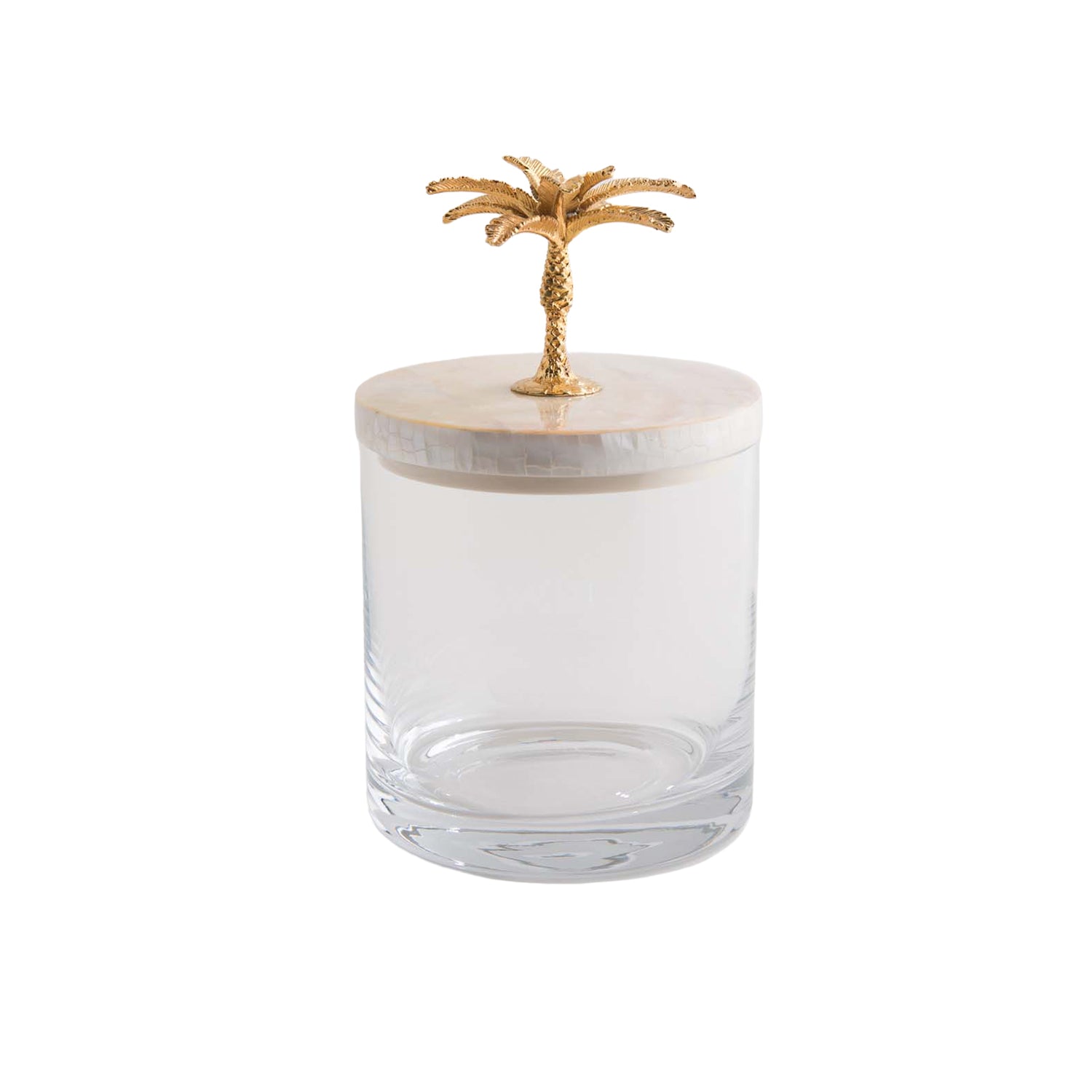 Palm Tree Storage Jar