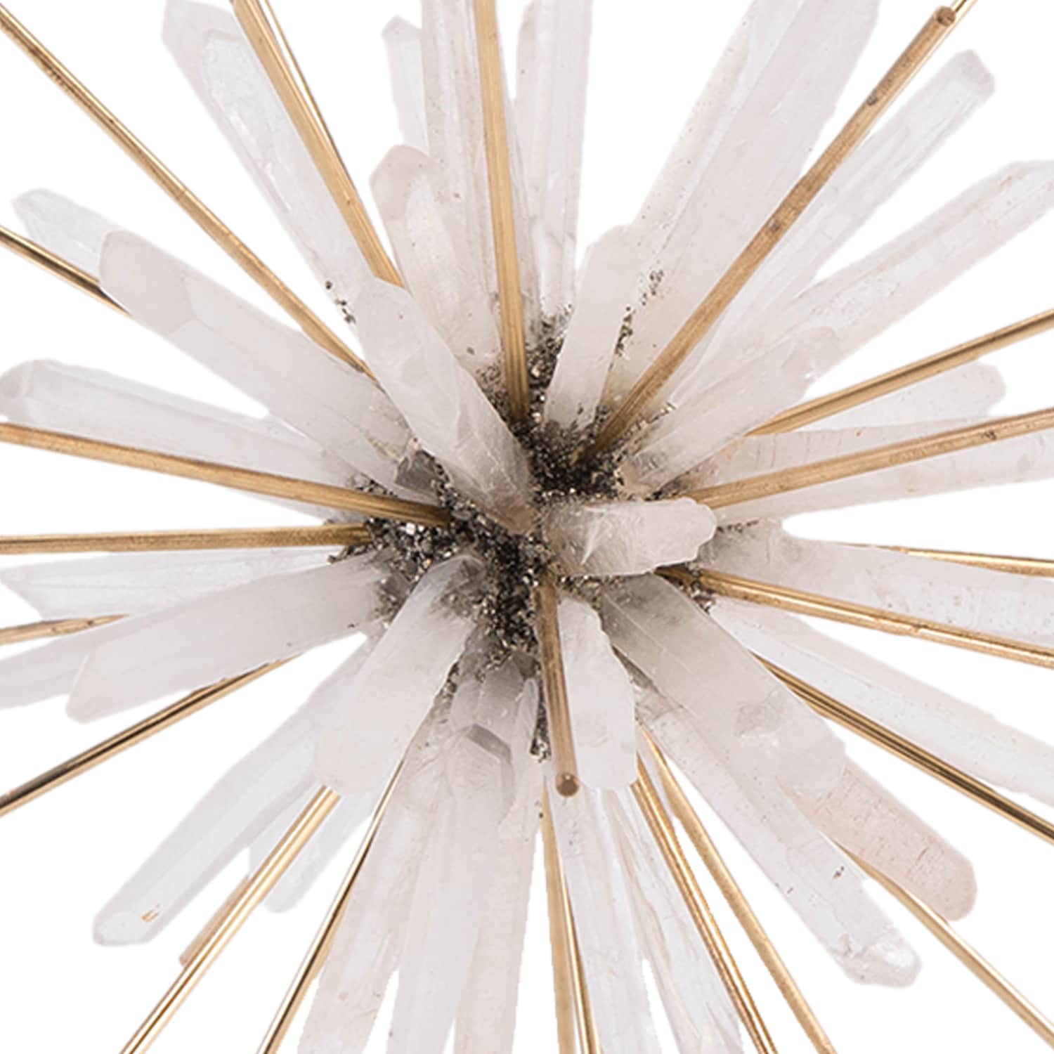 Quartz and Brass Starburst