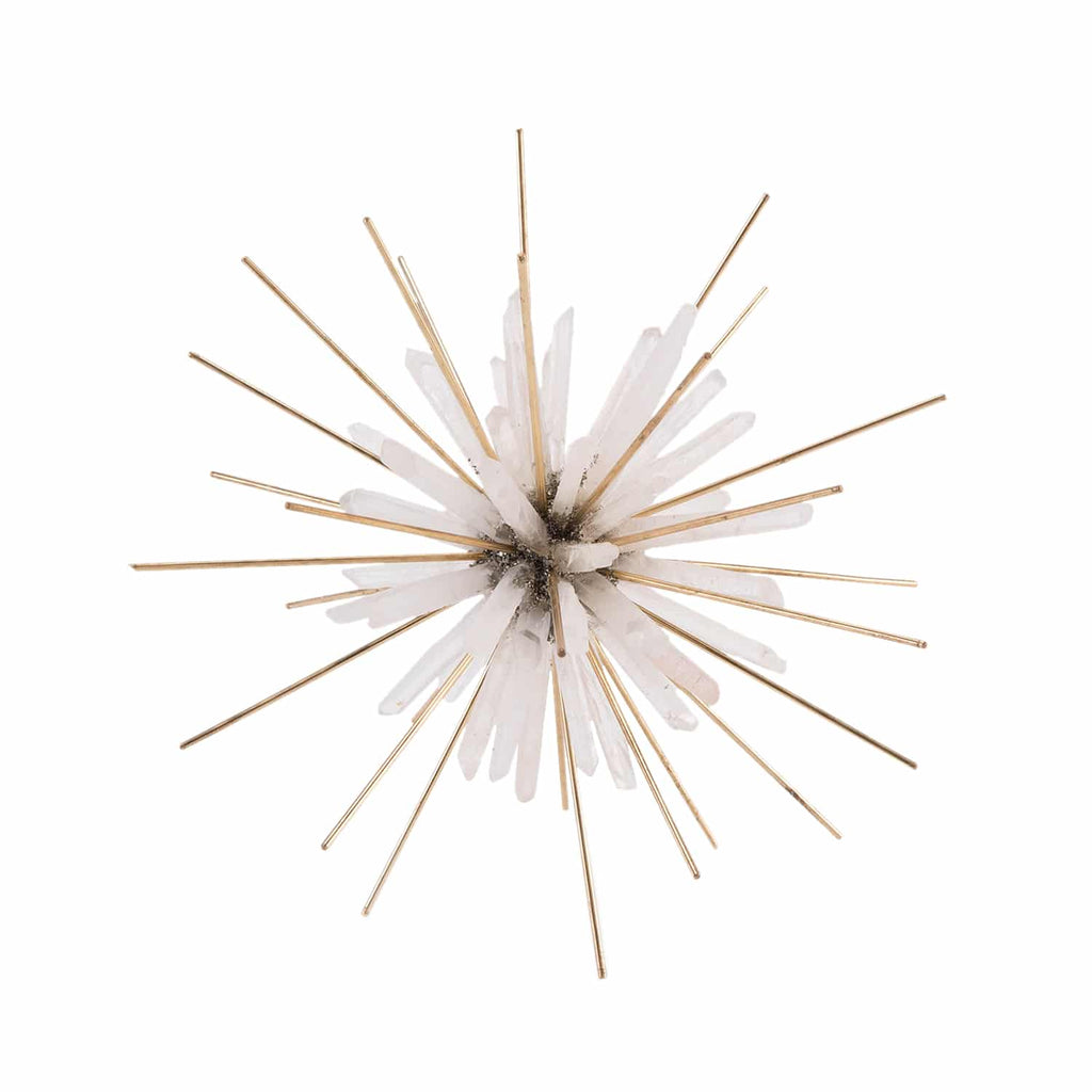 Quartz and Brass Starburst