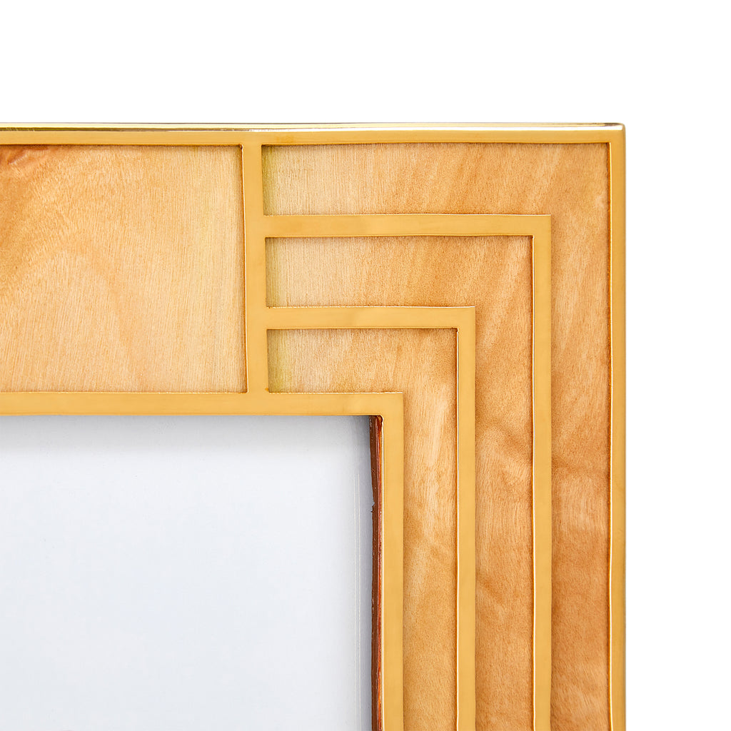 Deco Walnut Burl Photo Frame